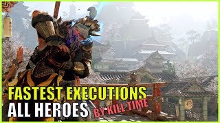 For Honor  Executions Fastest kill [upl. by Urina]