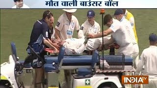 Australian Cricketer Phillip Hughes Dies Being Hit by Ball During Match [upl. by Aynos756]