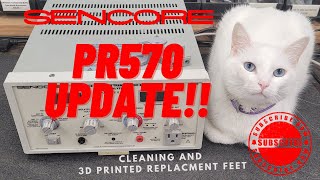 Sencore PR570 Variable Isolation Transformer Update Cleaning and 3D Printed Replacement Feet [upl. by Aldas]