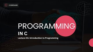 Lecture 01  An Introduction to ProgrammingDifferent programming Language and Translator [upl. by Raymund]