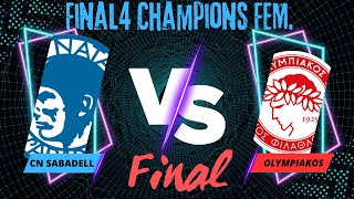 Waterpolo FINAL4  LEN  CN Sabadell VS Olympiakos CFP [upl. by Williamson747]