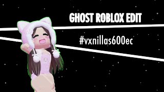 Ghost Roblox Typography Edit  For Vxnillatea vxnillas600ec 3 READ DESC [upl. by Aisinut]