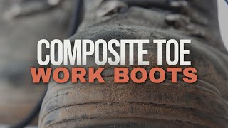 5 Best Composite Toe Work Boots 2024  Step into Safety 👷 [upl. by Ydnab129]