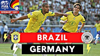 Brazil vs Germany 32 All Goals amp Highlights  2005 FIFA Confederations Cup [upl. by Bartosch]