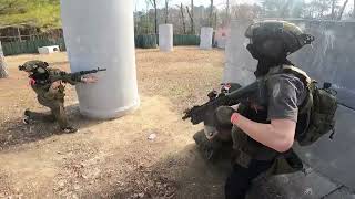 Black Ops Fayetteville Airsoft Gameplay Two Point Defense [upl. by Haddad846]