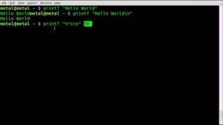 Indenting Text with printf in BASH  Linux [upl. by Britte285]