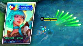 Beatrix New Special Skin Vibrant Fiesta [upl. by Ahsekam235]