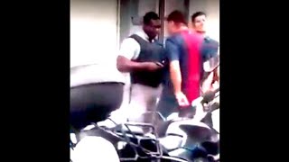 ¿Intolerancia En video quedó registrada la pelea entre un taxista y conductor de carro de valores [upl. by Ause351]