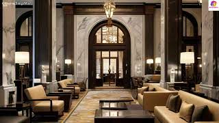 Luxury Hotel  Lobby Music  Morning Time  Pleasant lofi hotellobby [upl. by Asirak445]