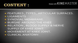 Anatomy of Knee Joint  Mehak Naaz Saifi  Young Physio Oratorship Contest  PhyX Pain Solutions [upl. by Anaile518]