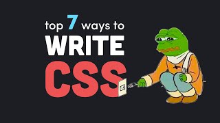 7 ways to deal with CSS [upl. by Ora14]