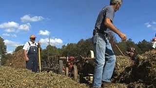 Old Fashioned Peanut Harvesting in South Georgia [upl. by Llenol]