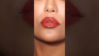 Overlined lips sideview profile view brownlipliner lipcombo makeuplook lipgloss brownbeauty [upl. by Urian]