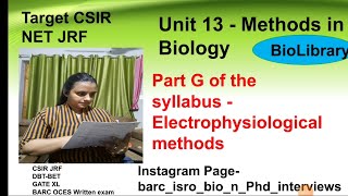 Patch Clamp Technique  CSIRICMRDBT GATE csirnetlifesciences science phd molecularbiology [upl. by Relda13]