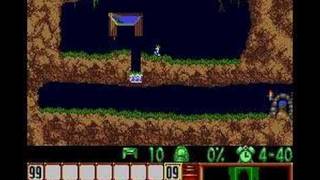 Lemmings PC  Level 3 Tailormade for blockers [upl. by Nahtannoj]