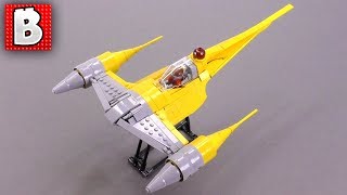 Amazing LEGO N1 Naboo Starfighter MOC Sleek and Beautiful Star Wars Ship [upl. by Dric]