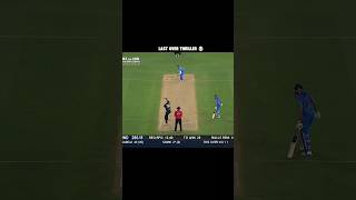 Mother Of Thriller 💀 cricket indvsnz lastoverthriller thriller [upl. by Ebner]