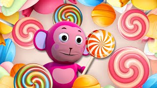 Lollipops Cake Pops  Candy Song  All Babies Channel 3D Kids Songs on HooplaKidz [upl. by Meares]