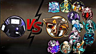 Shadow Fight 2 Titan Tv Man Vs All Legendary Sans amp Megalodon  Most Epic Video [upl. by Girhiny]