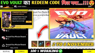 FREE FIRE REDEEM CODE TODAY 3 NOVEMBER REDEEM CODE FREE FIRE  FF REDEEM CODE TODAY 3 NOVEMBER [upl. by Foscalina704]