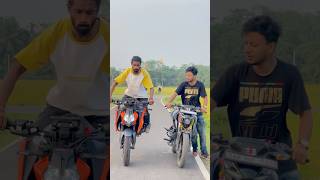 Tag Your Jigri Yaar 🔥😍  Bikram Bantai 07 Stunt Vlog 😱 shorts ktm [upl. by Singh]