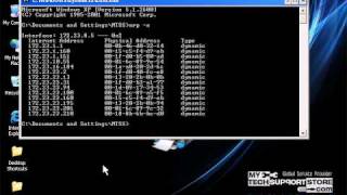 How To Check The Arp In Windows XP [upl. by Leugimsiul]