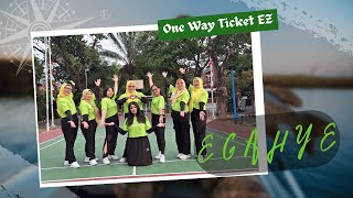 One Way Ticket Ez 2024 Line Dance Choreo by Djufri Djafar INA  Beginner  Egahye [upl. by Veradia]