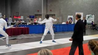 2010 US Fencing National Championships Div I Mens Epee Finals Mattern vs Kelsey Part 1 [upl. by Verna424]