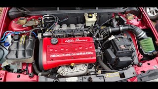 Alfa Romeo 145 14 Twin Spark engine sound [upl. by Nabroc]