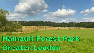 Hainault Forest Park  A walk through the natural beauty of greater London 4K UHD [upl. by Normak]