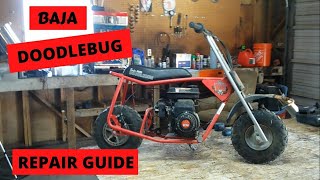 Baja Doodlebug 97cc 28HP Repair guide [upl. by Billye180]