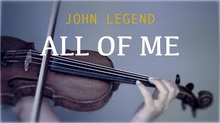 John Legend  All Of Me for violin and piano COVER [upl. by Prosper]