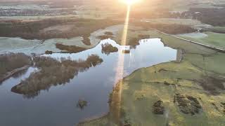 Knapps Loch Kilmacolm Scotland Drone footage in 4K [upl. by Llevart277]