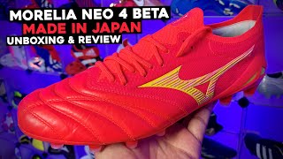 Mizuno Morelia Neo IV Beta Japan  UNBOXING amp REVIEW [upl. by Ciaphus]