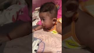 Baby girl overturning 👧👧😬😬😘😘 baby cute shortsvideo babygirl [upl. by Pennebaker]