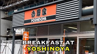 Yoshinoya  Gyudon Restaurant  Cheap Eats in Japan  Budget Meal Option [upl. by Burget]