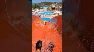 Steepest Water Slide at Yali Castle Aquapark [upl. by Sidalg]