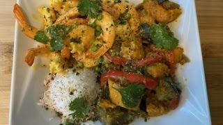 CURRY AUX CREVETTES  RECETTE SIMPLE 😱 [upl. by Aggri]