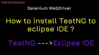 How to install TestNG to eclipse IDE [upl. by Eelydnarb579]