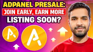 Adpanel New Crypto Presale Join Early Earn More [upl. by Margareta449]