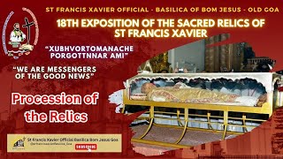 Procession of the Sacred Relics of St Francis Xavier 21 Nov 2024 [upl. by Solegna]