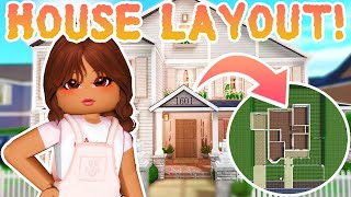 🏠How to BUILD my BLOXBURG HOUSE LAYOUT  TOUR📸 [upl. by Dawn]