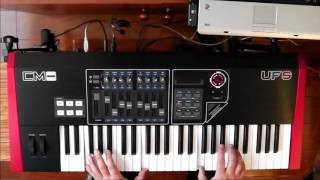 CME UF5 USB MIDI Controller Supertecladoscom [upl. by Lorenzo]