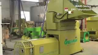 EPS Styrofoam Hot Melting Densifier Machine MC200 [upl. by Akemit]