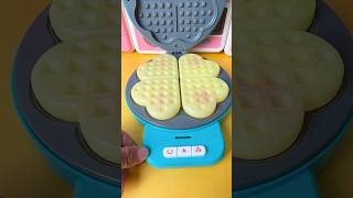 Satisfying miniature kitchen making waffle  ASMR video shorts [upl. by Boyce653]