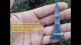 Ohio Flint Types Part 1 Archaeology Arrowheads [upl. by Lindy]