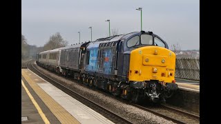 Freight trains and more at Tamworth on 7th March 2024 [upl. by Gav960]