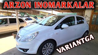 VARIANTGA ARZON INOMARKALAR YANGI NIVA PATRIOT OPEL LADA KALINA RODNOY NEXIA2 RODNOY GENTRA FORZA [upl. by Tacye]