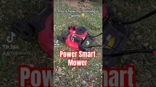 Finally Broke POWER SMART GAS LAWN MOWER [upl. by Nunciata]