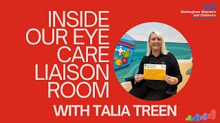 Talia Treen Eye Care Liaison Officer room tour at our Childrens Hospital [upl. by Ahsocin]